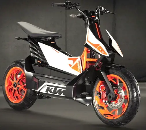 Ktms E Speed Electric Scooter A Very Pointy Lithium Ion Powered Anti Vespa Motocross Action 7075